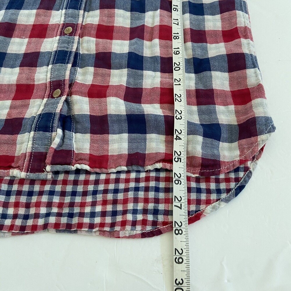Madewell Button Down Ex-boyfriend Shirt Emmett Checks Plaid Size Small Checkered - Picture 8 of 10